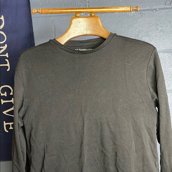 Super soft Black Long Sleeve Shirt CO36 - Picture 1 of 2